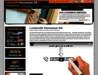 locksmithkennesawga.com screenshot