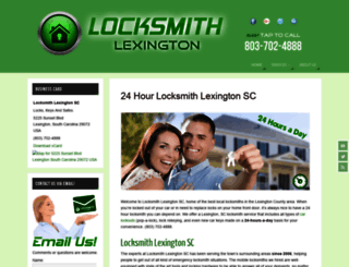 locksmithlexington-sc.com screenshot