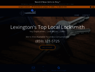 locksmithlexingtonky.com screenshot