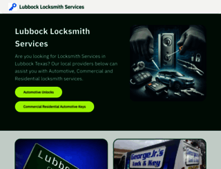 locksmithlubbock.net screenshot