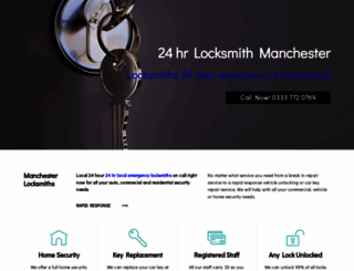 locksmithmanchester.net screenshot