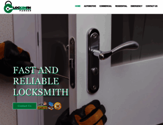 locksmithparkerco.com screenshot