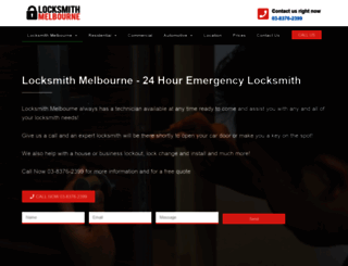 locksmiths-melbourne.com screenshot