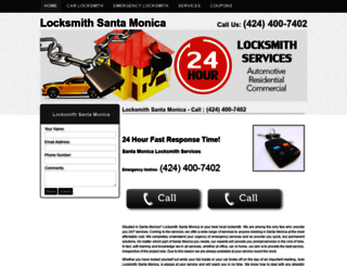 locksmithsantamonica.com screenshot