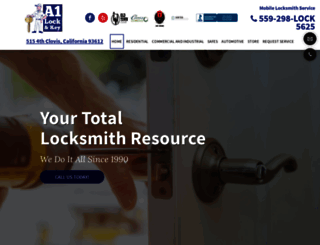 locksmithsclovis.com screenshot