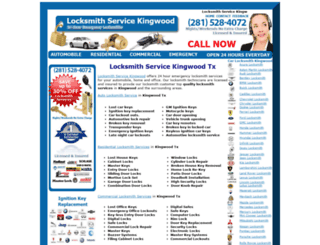 locksmithservice-kingwood.com screenshot