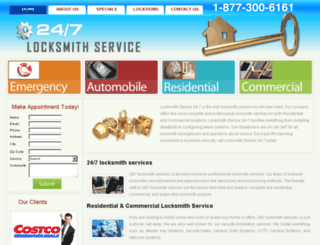 locksmithservice24-7.com screenshot