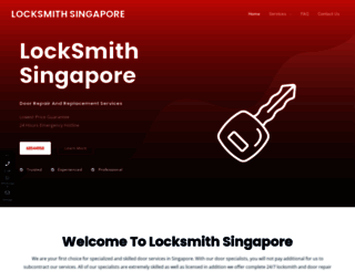 locksmithsingapore.sg screenshot