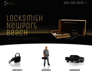 locksmithsnewportbeach.com screenshot