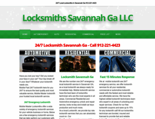 locksmithssavannahga.com screenshot