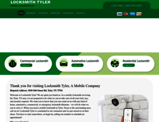 locksmithtyler.com screenshot