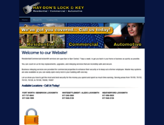locksmithweatherford.com screenshot