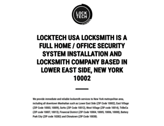 locktech-usa.com screenshot
