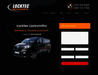 lockteclocksmiths.ie screenshot