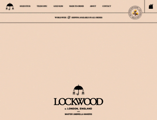 lockwoodumbrellas.com screenshot