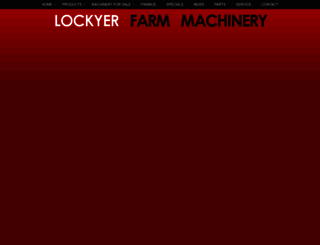 lockyerfarmmachinery.com.au screenshot