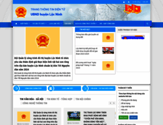 locninh.binhphuoc.gov.vn screenshot
