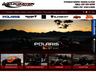 locomotionpowersports.com screenshot