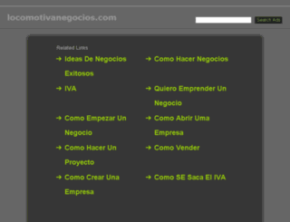locomotivanegocios.com screenshot