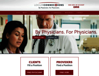 locumconnections.com screenshot