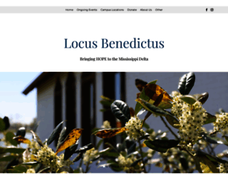 locusbenedictus.org screenshot