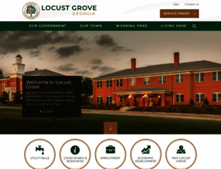 locustgrove-ga.gov screenshot