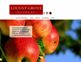 locustgrovefruitfarm.com screenshot