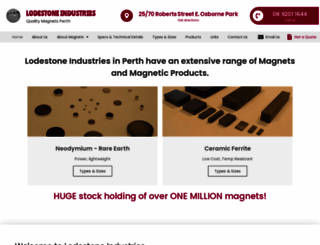 lodestoneindustries.com.au screenshot