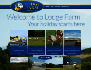 lodgefarmholidaypark.co.uk screenshot