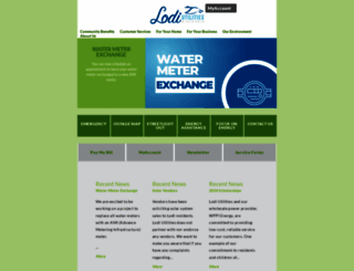 lodiutilities.org screenshot