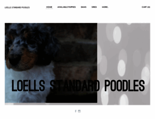loellsstandardpoodles.com screenshot