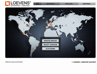 loevens.com screenshot
