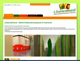 loewenzahnarzt.de screenshot