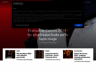 lofficiel.com screenshot