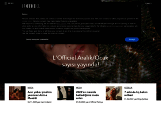 lofficiel.com.tr screenshot