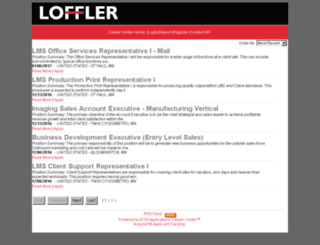 loffler.acquiretm.com screenshot