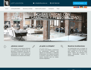 loftlocation.es screenshot