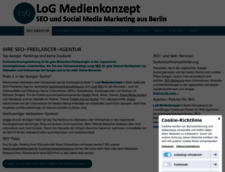log-medienkonzept.de screenshot