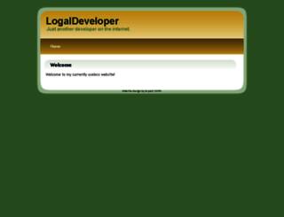 logaldeveloper.com screenshot