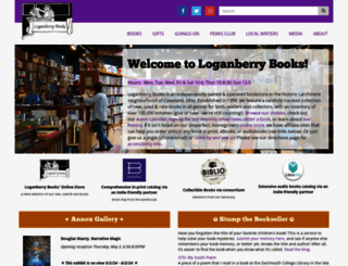 loganberrybooks.com screenshot