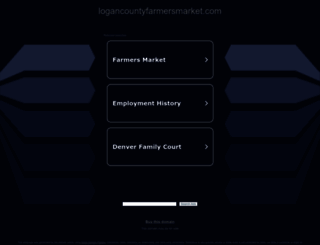 logancountyfarmersmarket.com screenshot