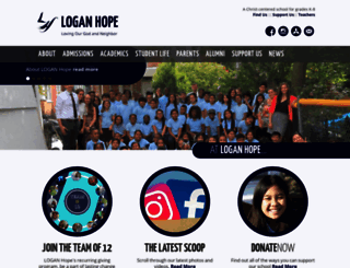 loganhope.org screenshot