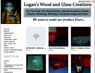 loganswoodnglass.storenvy.com screenshot