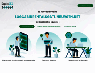 logcabinrentalsgatlinburgtn.net screenshot