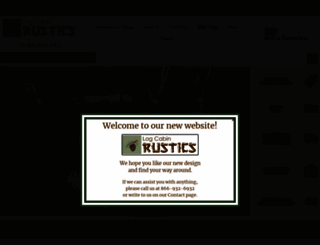 logcabinrustics.com screenshot