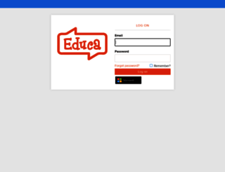 login.educa.co.nz screenshot