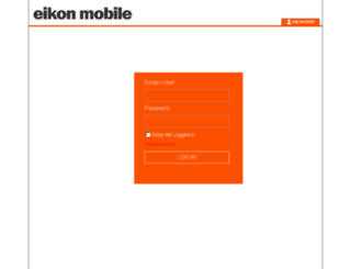 login.eikonmobile.com screenshot