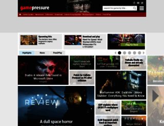 login.gamepressure.com screenshot