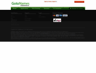 login.gotonames.com screenshot