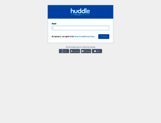 login.huddle.net screenshot